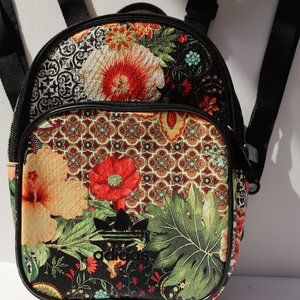 Adidas mini floral backpack